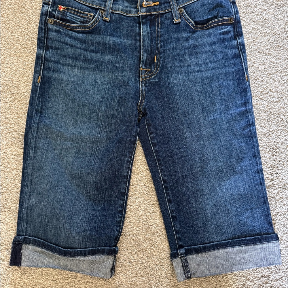 Hudson Jeans Dark Blue Denim Shorts